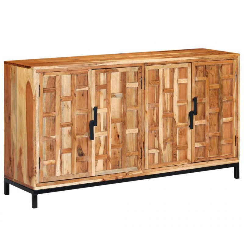 Szafka z litego drewna akacjowego, 145 x 40 x 80 cm