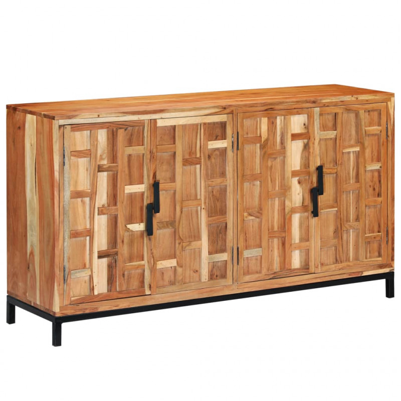 Szafka z litego drewna akacjowego, 145 x 40 x 80 cm