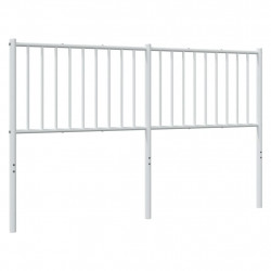 Metalowe wezgłowie, białe, 160 cm