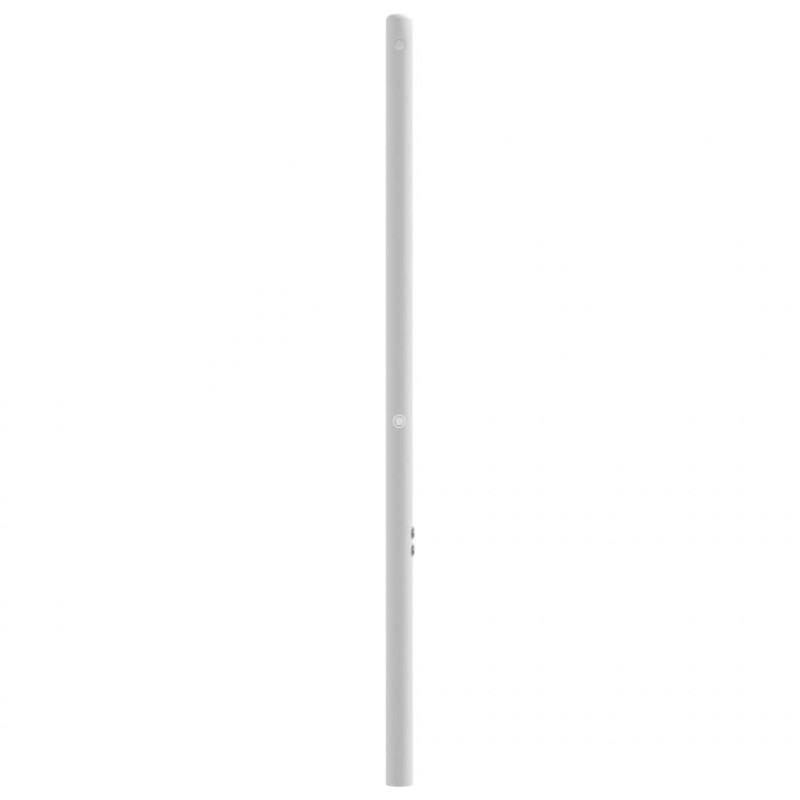 Metalowe wezgłowie, białe, 80 cm