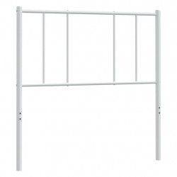 Metalowe wezgłowie, białe, 80 cm