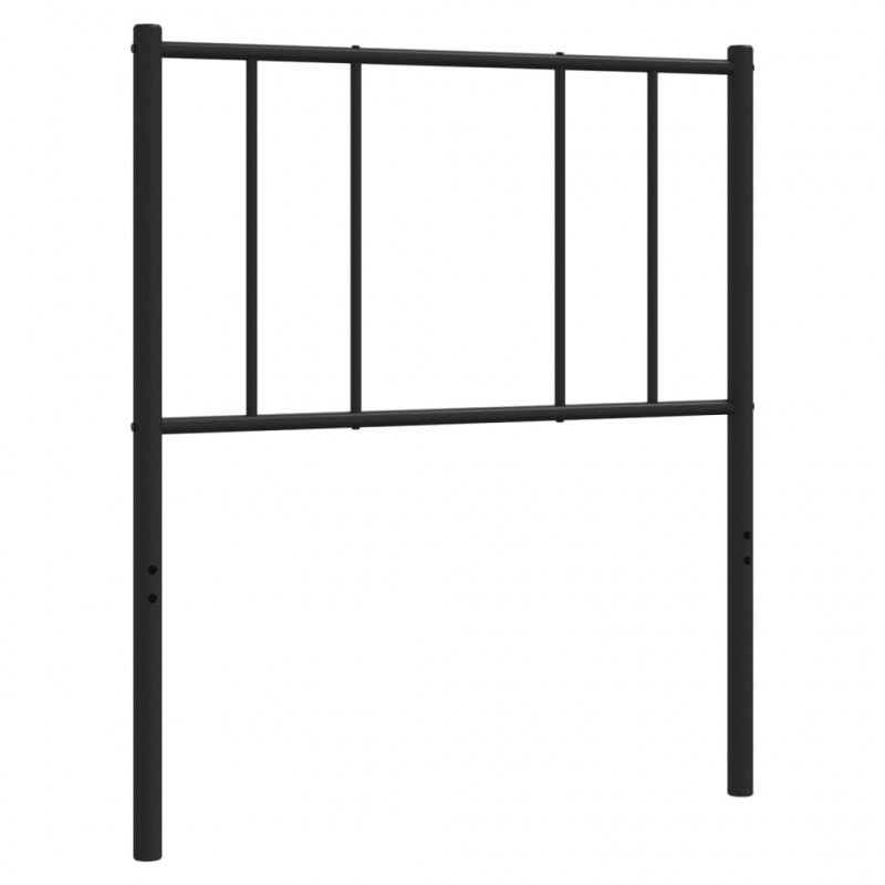 Metalowe wezgłowie, czarne, 100 cm
