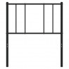 Metalowe wezgłowie, czarne, 100 cm