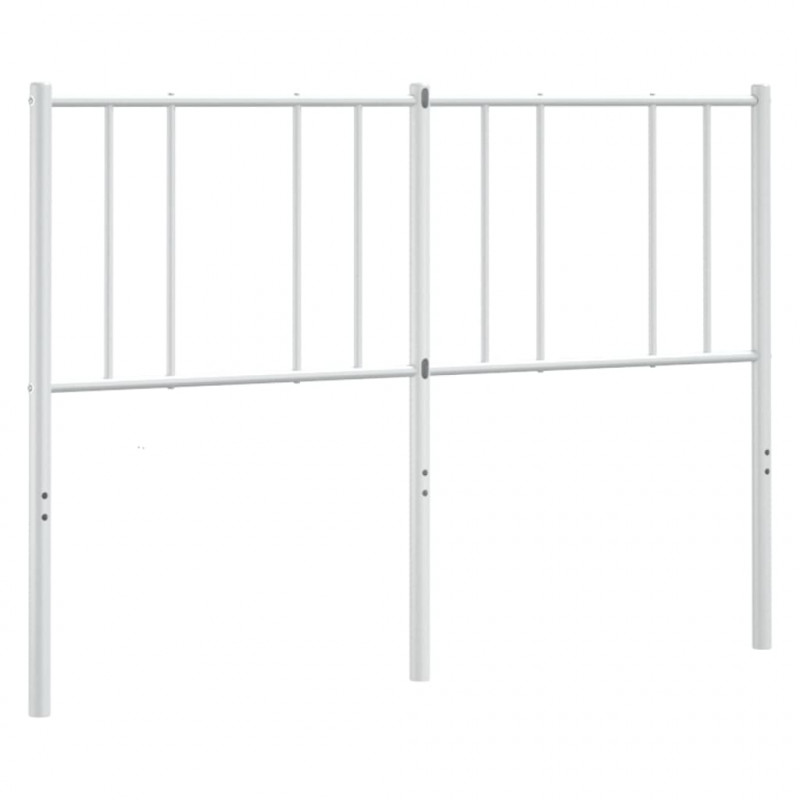 Metalowe wezgłowie, białe, 150 cm