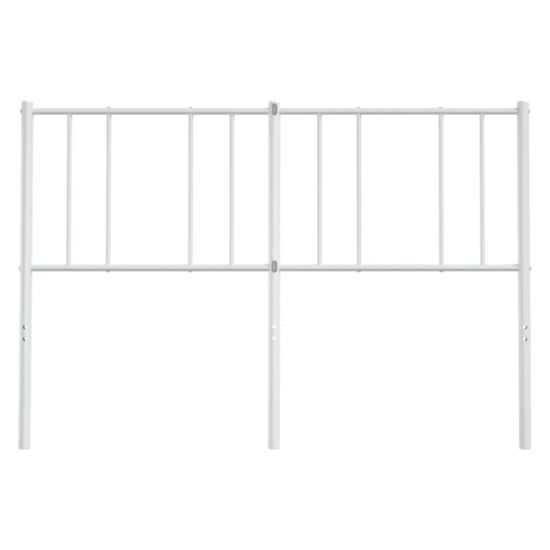 Metalowe wezgłowie, białe, 150 cm