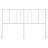 Metalowe wezgłowie, białe, 150 cm