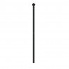 Metalowe wezgłowie, czarne, 160 cm