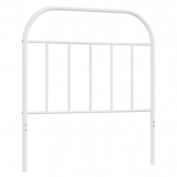 Metalowe wezgłowie, białe, 80 cm