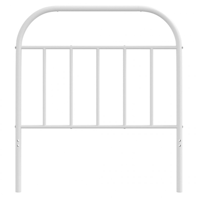 Metalowe wezgłowie, białe, 80 cm
