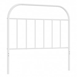 Metalowe wezgłowie, białe, 100 cm