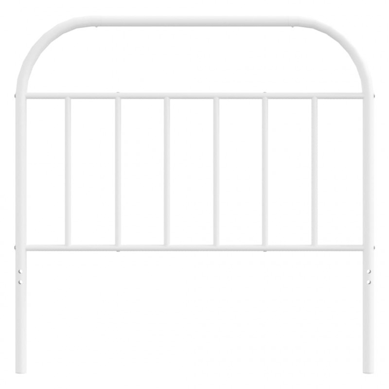 Metalowe wezgłowie, białe, 100 cm
