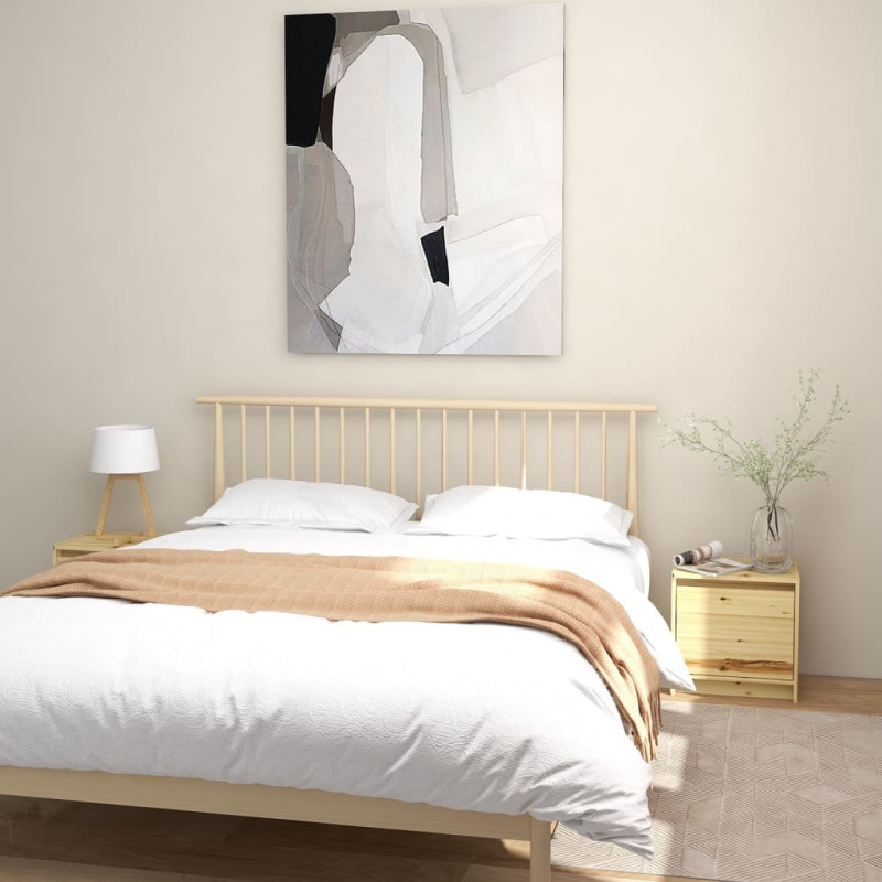 Szafki nocne, 2 szt., 40x30,5x40 cm, lite drewno jodłowe