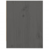 Szafki nocne, 2 szt., szare, 40x30,5x40 cm, lite drewno sosnowe
