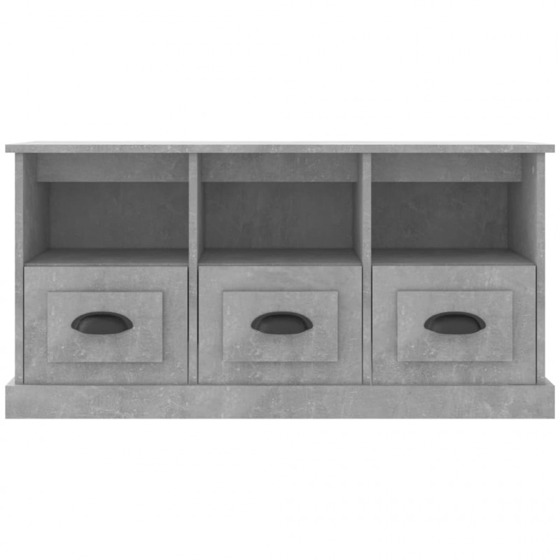 Szafka pod TV, szarość betonu, 100x35x50 cm
