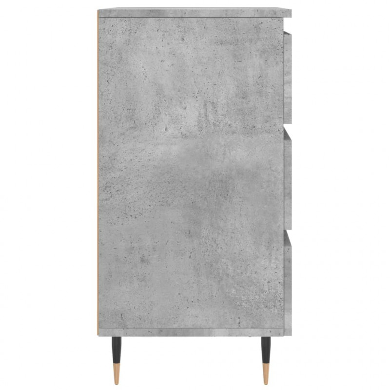 Szafka nocna, szarość betonu, 40x35x69 cm
