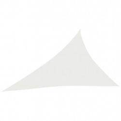 Żagiel przeciwsłoneczny, 160 g/m², biały, 4x5x6,8 m, HDPE
