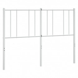 Metalowe wezgłowie, białe, 135 cm
