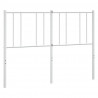 Metalowe wezgłowie, białe, 135 cm