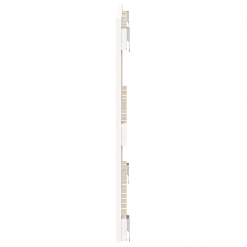 Wezgłowie łóżka, białe, 82,5x3x60 cm, lite drewno sosnowe