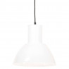 Lampa wisząca, 25 W, biała, okrągła, 28,5 cm, E27