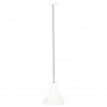 Lampa wisząca, 25 W, biała, okrągła, 28,5 cm, E27