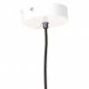 Lampa wisząca, 25 W, biała, okrągła, 28,5 cm, E27