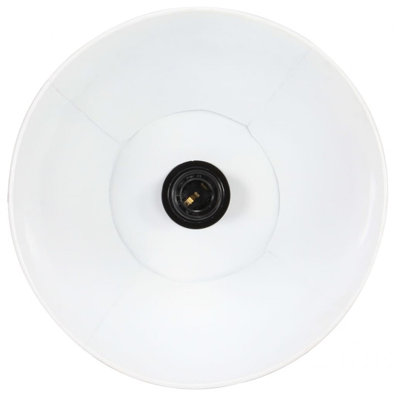 Lampa wisząca, 25 W, biała, okrągła, 28,5 cm, E27