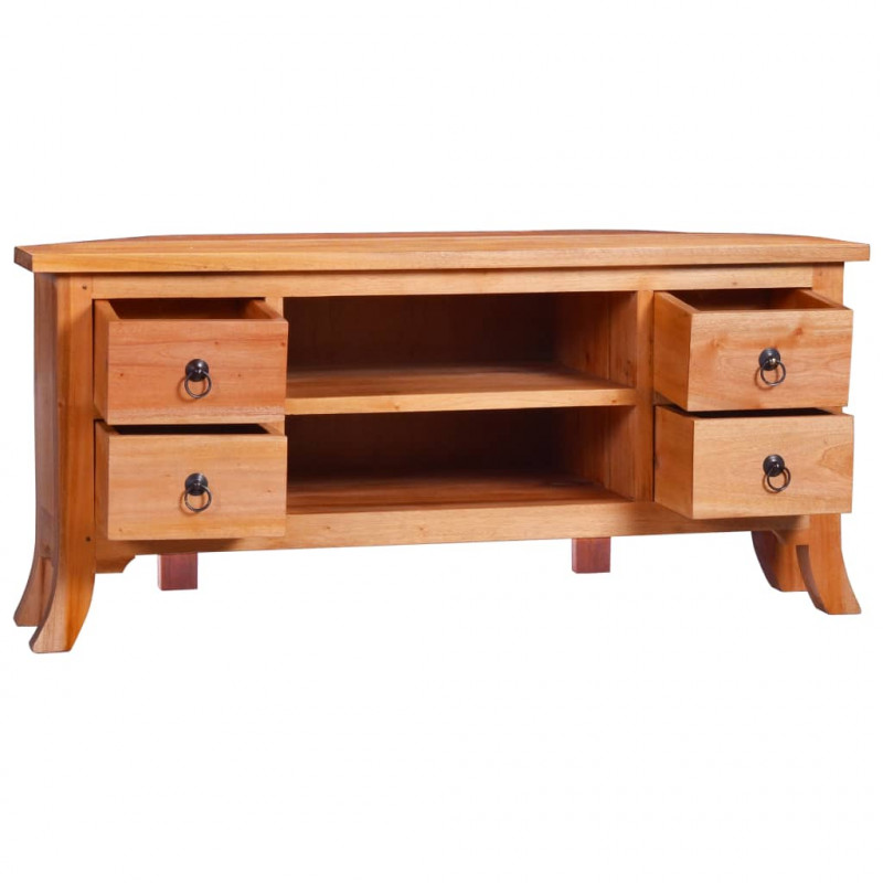 Szafka pod TV, 100x40x45 cm, lite drewno mahoniowe