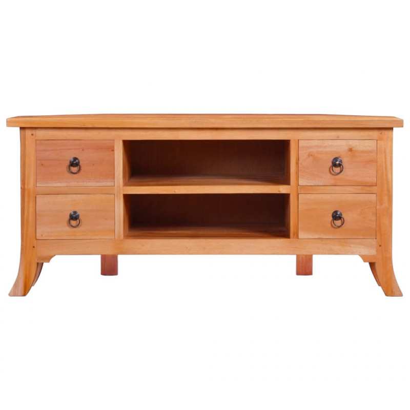 Szafka pod TV, 100x40x45 cm, lite drewno mahoniowe