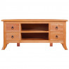 Szafka pod TV, 100x40x45 cm, lite drewno mahoniowe