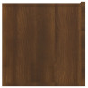 Wisząca szafka pod TV, brązowy dąb, 60x30x30 cm