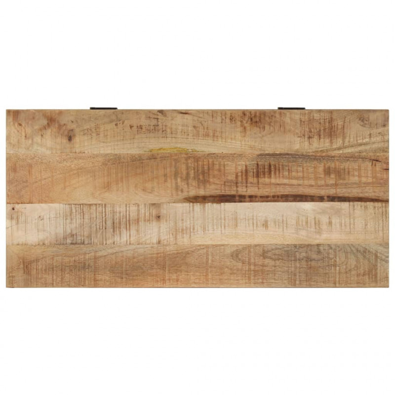 Ławka ze schowkiem na buty, 85x40x45 cm, drewno mango