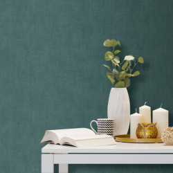 DUTCH WALLCOVERINGS Tapeta gładka, zielona