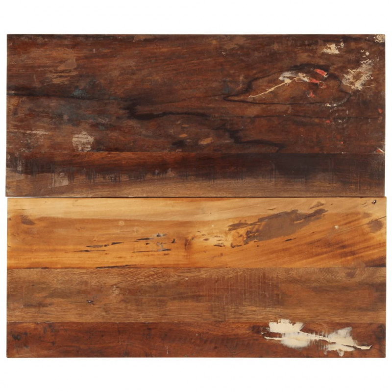 Prostokątny blat do stołu, 60x70 cm, 15-16 mm, drewno z odzysku
