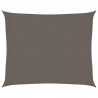 Żagiel przeciwsloneczny, 160 g/m², antracytowy, 2,5x3 m, HDPE