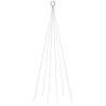 Choinka do montażu na maszcie, 108 zimnych białych LED, 180 cm