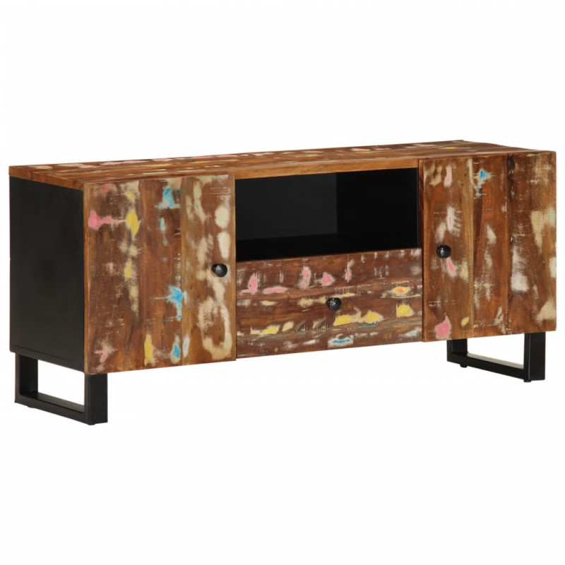 Szafka RTV, 105x33,5x46 cm, drewno i materiał drewnopochodny