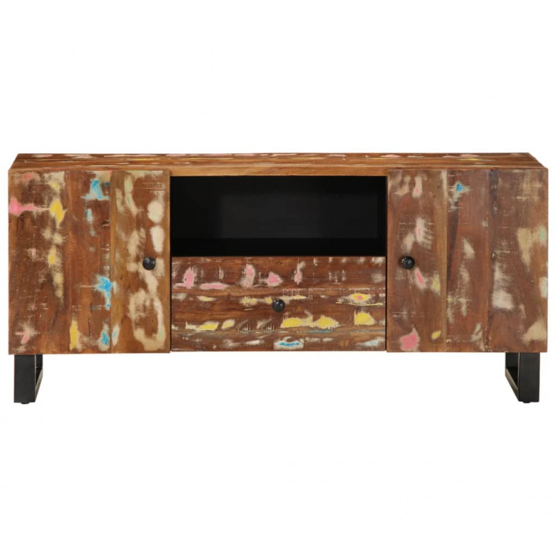 Szafka RTV, 105x33,5x46 cm, drewno i materiał drewnopochodny