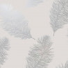 DUTCH WALLCOVERINGS Tapeta Fawning Feather, jasnoszara