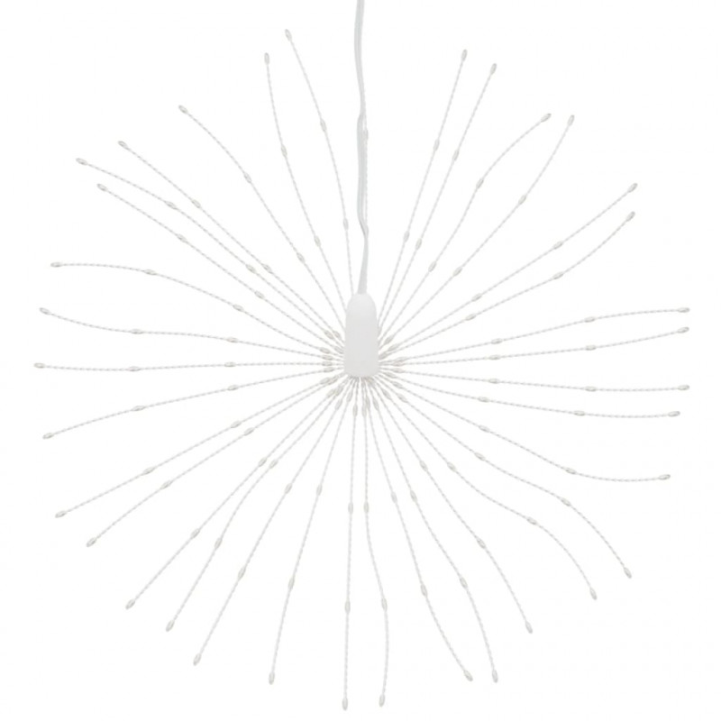 Ozdoby świąteczne, 140 lampek LED, 8 szt., ciepła biel, 17 cm