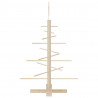 Drewniana choinka do udekorowania, 75 cm, lite drewno sosnowe