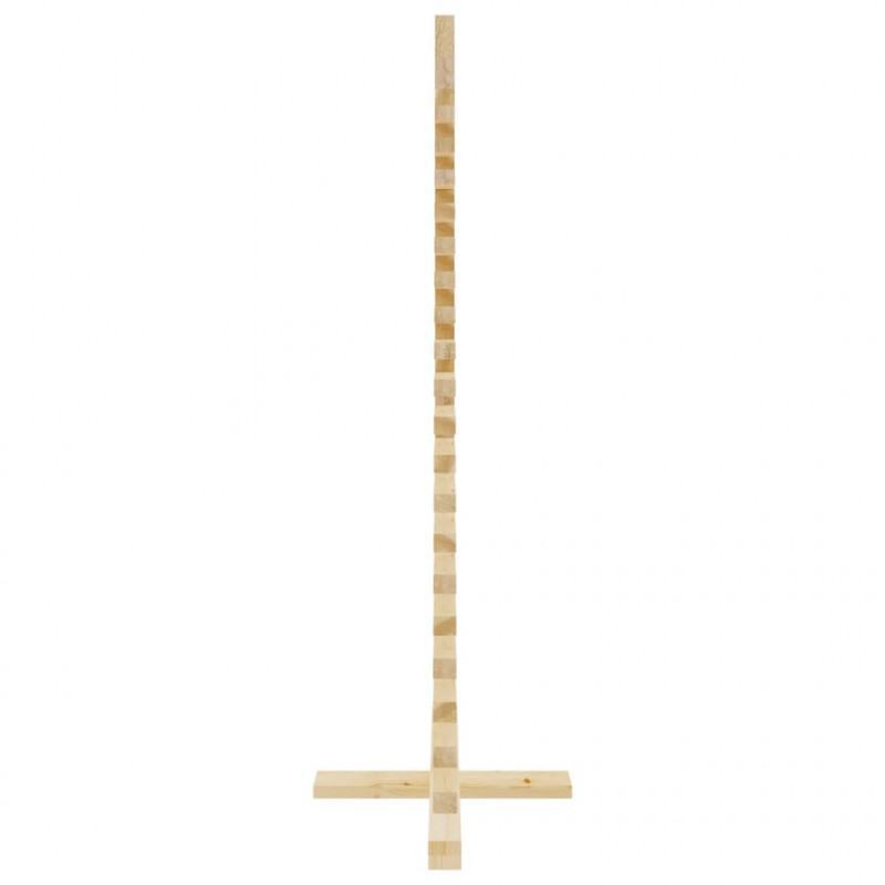 Drewniana choinka do udekorowania, 120 cm, lite drewno sosnowe