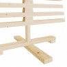 Drewniana choinka do udekorowania, 120 cm, lite drewno sosnowe