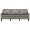 Sofa 3-osobowa, kolor taupe, 180 cm, tapicerowana tkaniną