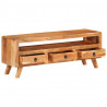 Szafka pod telewizor, 110x30x40 cm, lite drewno akacjowe