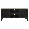 Szafka pod telewizor, szara, 105x36x47 cm, metal i MDF