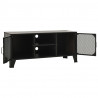 Szafka pod telewizor, szara, 105x36x47 cm, metal i MDF