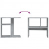 Stolik boczny, szary dąb sonoma, 50x30x50 cm