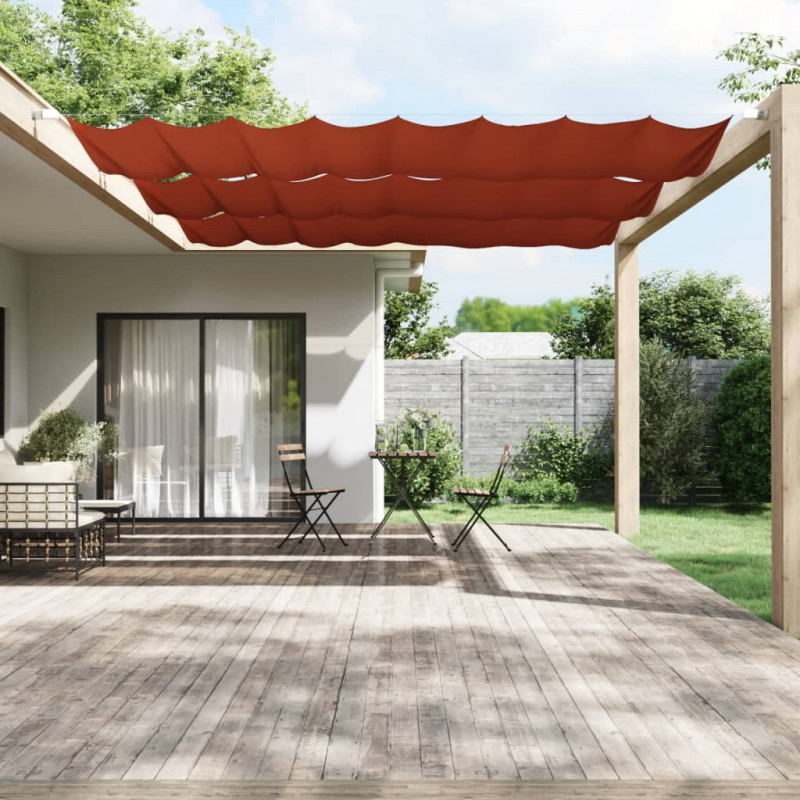 Markiza pionowa, terakota, 180x800 cm, tkanina Oxford
