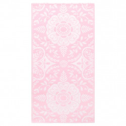 Dywan na zewnątrz, różowy, 80x150 cm, PP